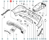 Sandero Tampon İç Destek Plastiği Şema